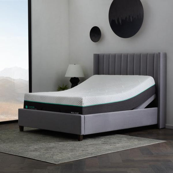 Ascend 11" AeroFlex™ Hybrid Mattress elevated in bedroom